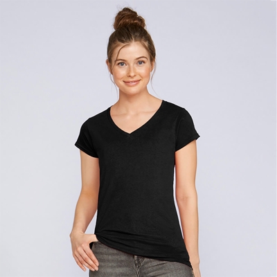 Picture of Gildan Softstyle Ladies V-Neck T-Shirts