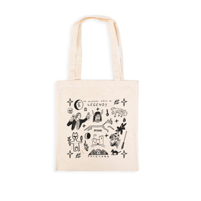 Picture of DEAL! Natural Screen Printed Tote Bags Nutshell