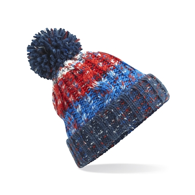 Picture of Beechfield Corkscrew Pom Pom Chunky Beanies