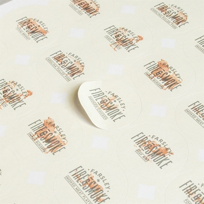 Picture of Circular Pre-cut Paper Sticker Sheets