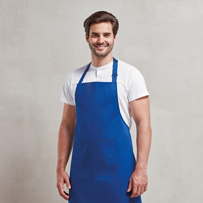 Picture of Screen Printed Pocket Bib Aprons