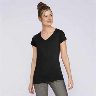 Picture of Gildan Softstyle Ladies V-Neck T-Shirts