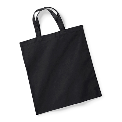 Picture of Screen Printed Short Handle Tote Bags