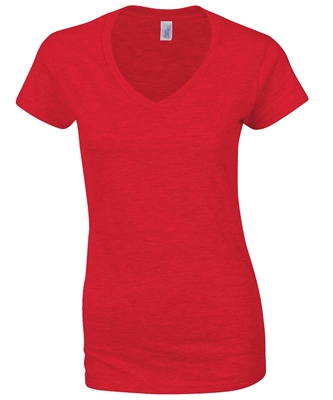 Picture of Gildan Softstyle Ladies V-Neck T-Shirts