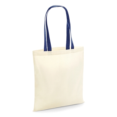 Picture of Screen Printed Contrast Handle Tote Bags