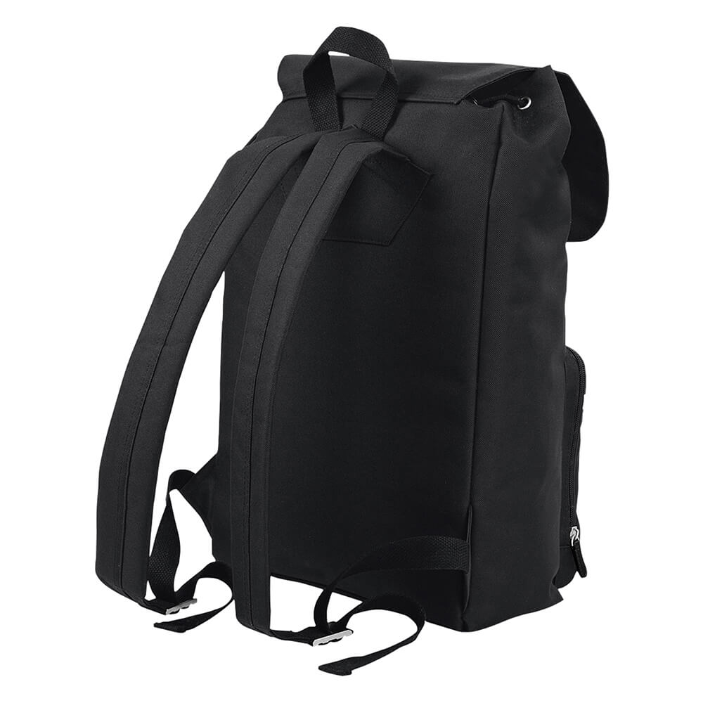 back image of black backpack
